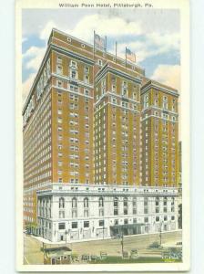 W-Border WILLIAM PENN HOTEL Pittsburgh Pennsylvania PA HQ4796