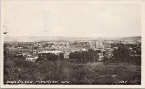 Medicine Hat Alberta Birdseye AB BC Printing Litho Co Postcard H58