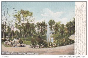 Fountain,  Hubbard Park,  Meriden,  Connecticut,   PU_1907