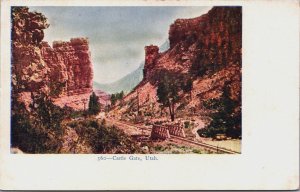 Castle Gate Utah Vintage Postcard C167