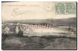 Old Postcard Camp De La Courtine Vue Generale Army