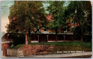 1909 Allentown College For Women Allentown Pennsylvania PA Posted Postcard