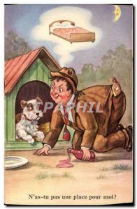 Old Postcard Fantasy N & # 39as you not a place for me? Dog