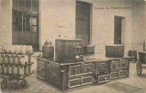 Belgium WAVRE - Establishment of the Ursulines - Cuisine interior 1913