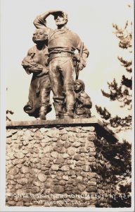 Pioneer Donner Lake Monument California Vintage RPPC C186