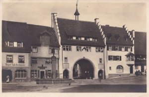 Car Breakdown at Loffingen Baden Wurttemberg Bicycle Germany Rare Postcard