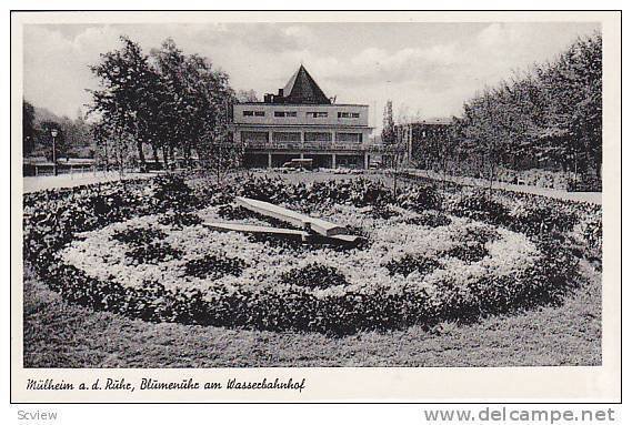 Mülheim an der Ruhr , Germany , 20-40s ; Flower clock