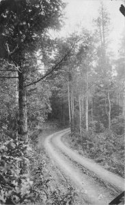 Cloudcroft New Mexico Rural Road Forest C-1910 RPPC Photo Postcard 20-10472