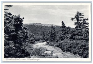 c1920's Brocken Hotel Brockenblick Vom Goethenreg Wernigerode Germany Postcard