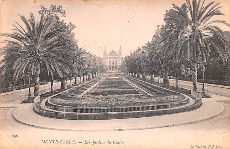 Les Jardins du Casino Monte Carlo Unused 