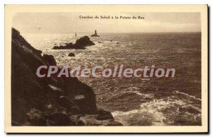 Old Postcard Sunset at the Pointe du Raz