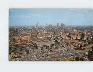 Postcard Union Station And Sky Line, Kansas City, Missouri