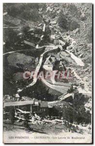 Old Postcard The Pyrenees Cauterets laces Mauhourat