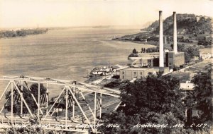 Real Photo Postcard River from Cardiff Hill in Hannibal, Missouri~121868