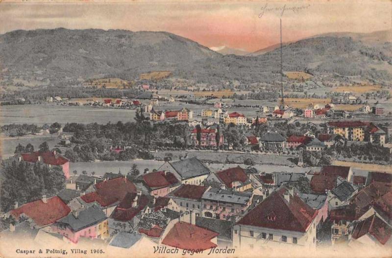 Villach Austria Scenic View Antique Postcard J59656