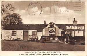 Famous Old Blacksmith's Shop Gretna Green Occupation, Blacksmith PU Unknown 