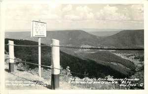 New Creek West Virginia Hanks Sign Devil's Saddle Alleghany Postcard 24-7546