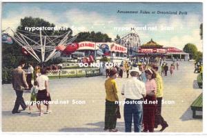Rides, Dreamland Park, Sea Breeze NY