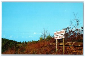 c1960 Sammy's Lookout Dewey Bald Mountain Shepherd Branson Missouri MO Postcard