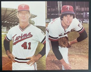 30 Original Baseball Players Minnesota Twins 1979 Postcards Collection Lot 