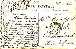 BF11660 boulevard porte st denis   paris france  front/back image