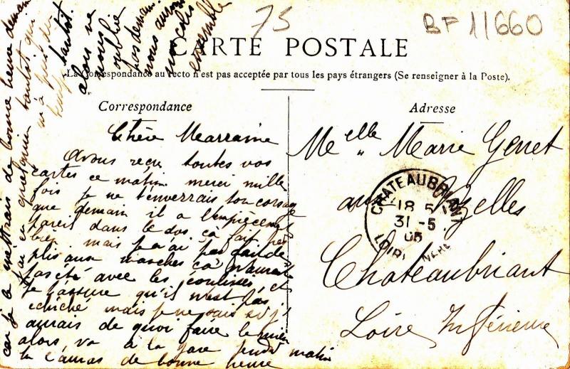 BF11660 boulevard porte st denis   paris france  front/back image