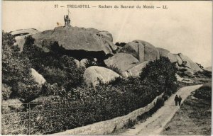 CPA TREGASTEL Les Rochers (1166076)