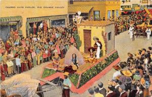 B19/ Rio Grande Valley Texas Tx Postcard Linen Charro Days Parade Celebration