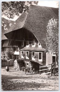 Vintage Black Forest Bauernhaus Postcard by Schöning Lübeck Germany
