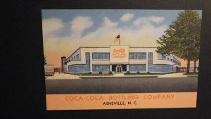 Mint Postcard Coca Cola Bottling Company Building Factory Asheville NC