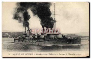 Old Postcard warship Dreadnoughts Diderot Breastplate Wing