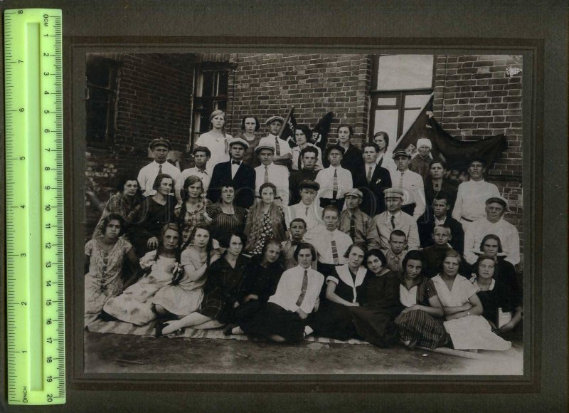 230920 USSR 1927 Krasnyi Luch seven-year school CABINET PHOTO