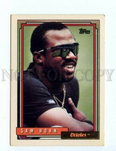088911 Baseball Topps CARD 1992 Sam Horn Urioles #422