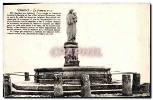 Old Postcard Dixmont Fountain n2