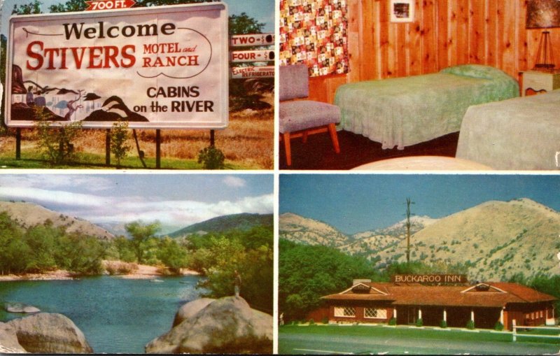 California Three Rivers Stivers Motel and Ranch 1961