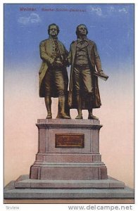 Goethe-Schiller Denkmal, Weimar (Thuringia), Germany, 1900-1910s