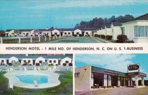 North Carolina Henderson The Henderson Motel 1964