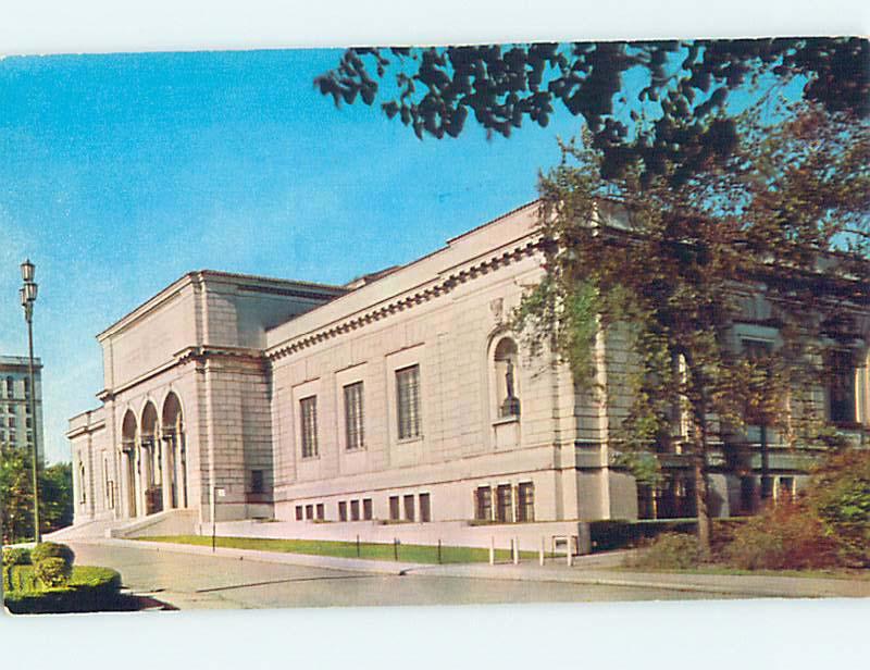 Unused Pre-1980 MUSEUM SCENE Detroit Michigan MI hs9731