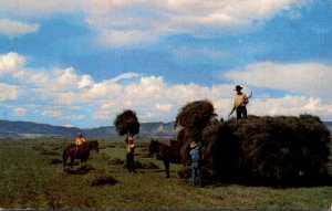 Farm Scene Hay Making Time