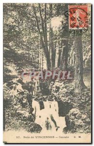 Old Postcard Bois de Vincennes Cascades