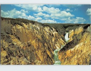 Postcard Lower Falls, Yellowstone National Park, Wyoming