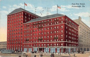 Fort Pitt Hotel, Pittsburgh, Pennsylvania, Early Postcard, Used in 1917