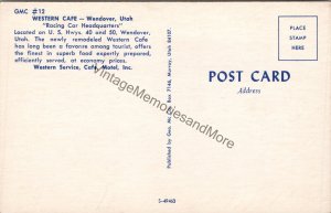 Western Cafe Wendover Utah Postcard PC271