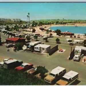 c1970s Newport Beach, Cal Dunes Travel Trailer Park Motor Home Mike Roberts A216