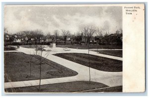 Memphis Tennessee TN Postcard Forrest Park Exterior Field c1906 Vintage Antique