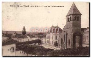 Postcard Old Tillypronie Square I & # 39Hotel City