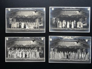 Comic Opera 4 x IOLANTHE c1920s RP Postcard by C & S Kestin, Weymouth