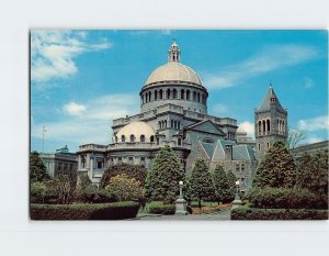 Postcard Christian Science Church Boston Massachusetts USA