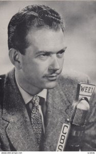 Lawrence, Massachusetts, 1920-30s; WEEI Radio Announcer Morgan Baker