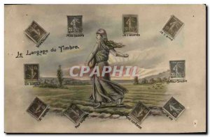 Postcard Old type Sower